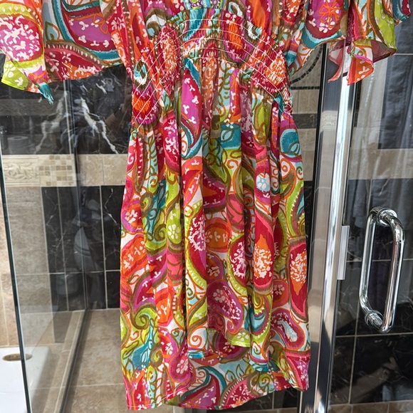 Trina Turk swim coverup, size M, like new condition, worn once. - Picture 3 of 7